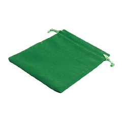 Мешочек замшевый (1) 12х15см, зеленый