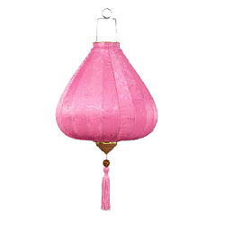 Вьетнамский фонарик 12" Тыква розовый 814