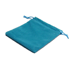 Мешочек замшевый (1) 13х18см, лазурный