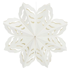 Снежинка 40 см №9, белый